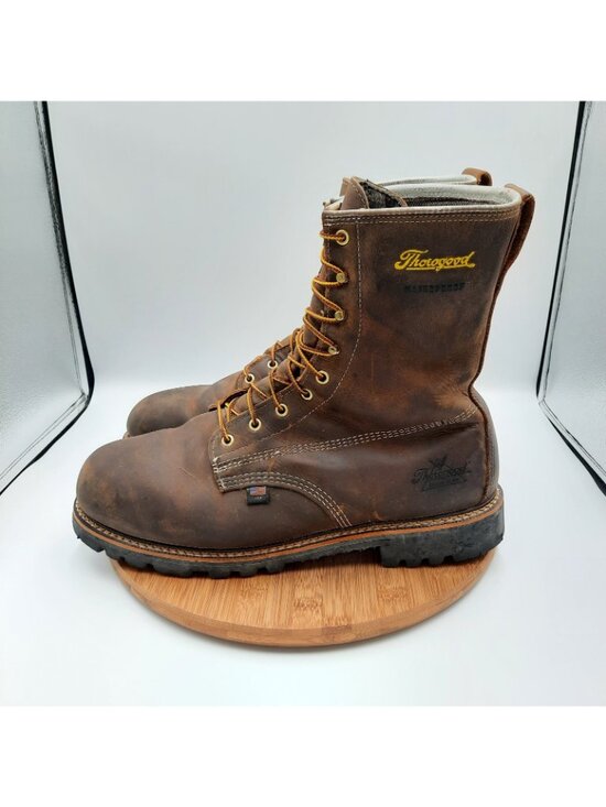Thorogood American Legacy Series Mens Size 14 Boots Crazyhorse Leather 400G  8” main image 5